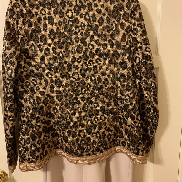 Chico’s jacket, size 1, leopard print - Picture 3 of 5